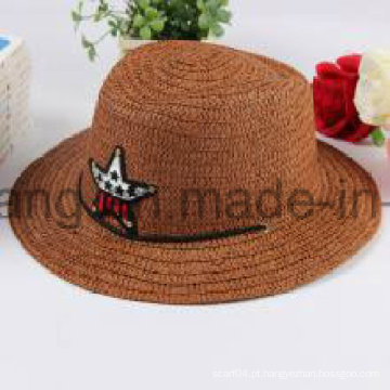 Chapéu de palha personalizado, verão boné